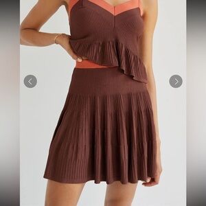 Anthropologie Eva Franco Kava Colorblocked Knit Skirt